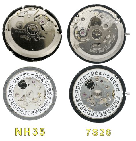 seiko 7s26 movement chart.